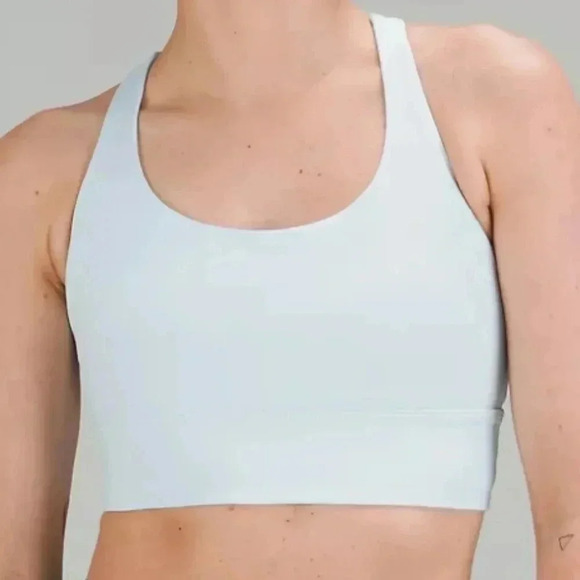 Lululemon Energy Long Line Sport Bra Sz 6 Light Mint - Picture 1 of 6